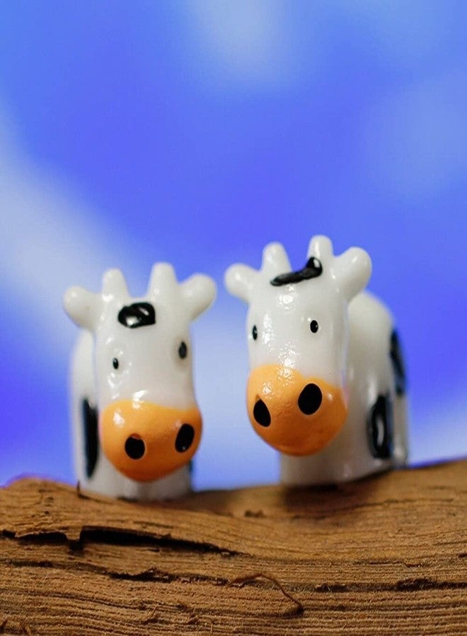 BHOOLU&GOOLU Little Cute Cow Figurine - 10 pcs/Set - Image 5